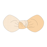 Autumn Vibes Only - Creamy Gingham - The Knot Bow